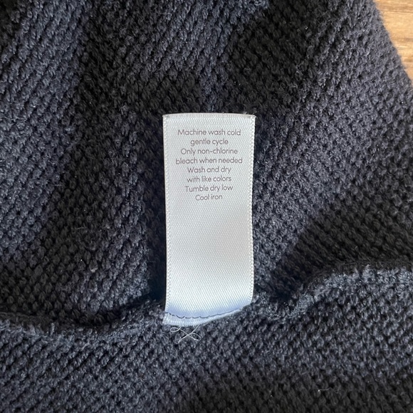 Athleta Cotton/Terry Black Sweatshirt - Picture 5 of 6